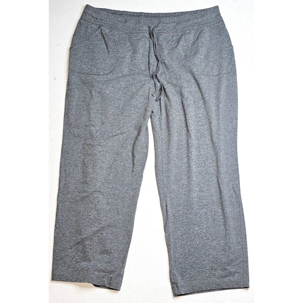 Danskin Now Womens 2X Gray Lounge Pants Comfort Workout